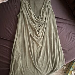 Elegant Olive Green Women's Top